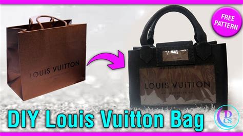 turn Lv paper bag into real